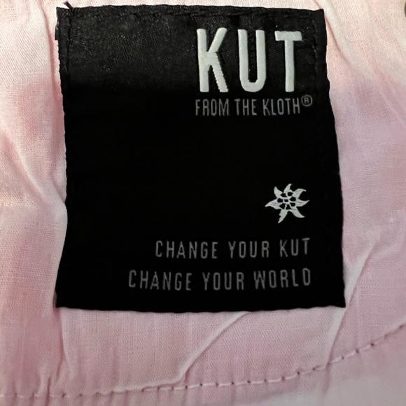 KUT FROM THE KLOTH Crop Skinny Jeans Honey Suckle Pink Size 12 NWOT - Picture 6 of 13